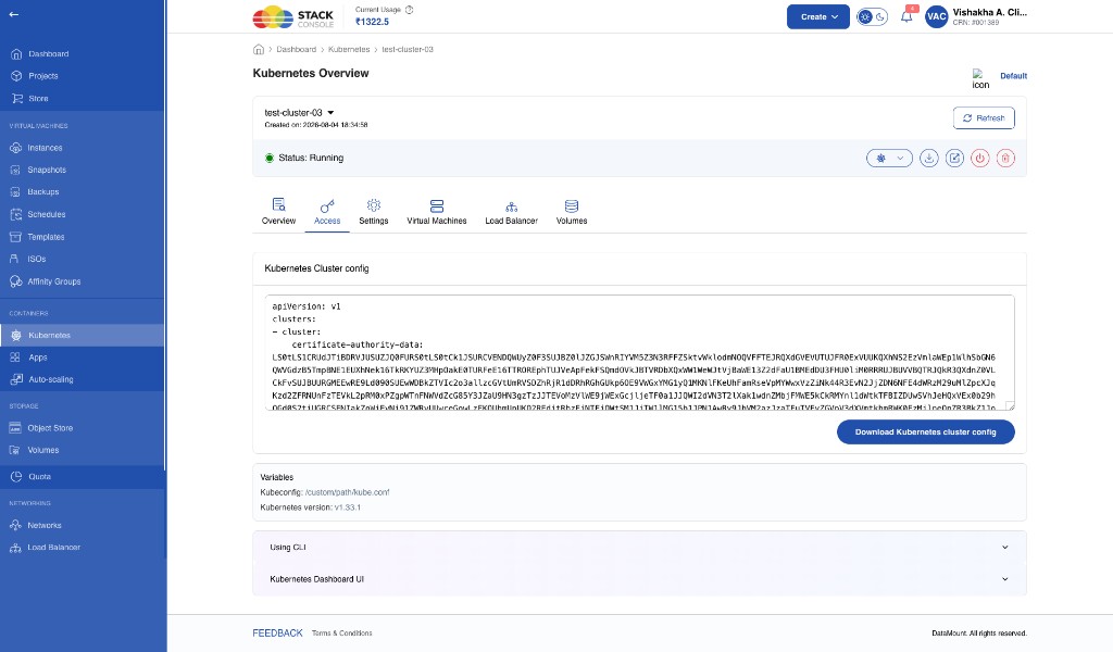 Access tab — end-user guides